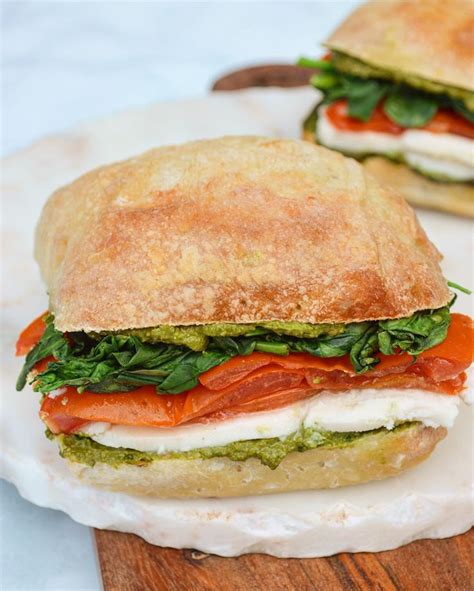 Vegan Starbucks Copycat Roasted Tomato Pesto Sandwich Recipe