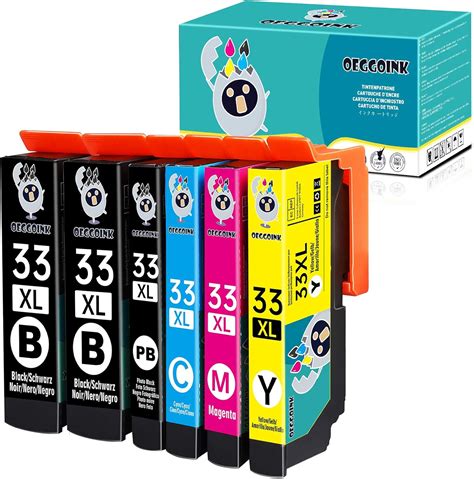 Oeggoink Xl Cartouches D Encre Pour Epson Xl Multipack Compatible