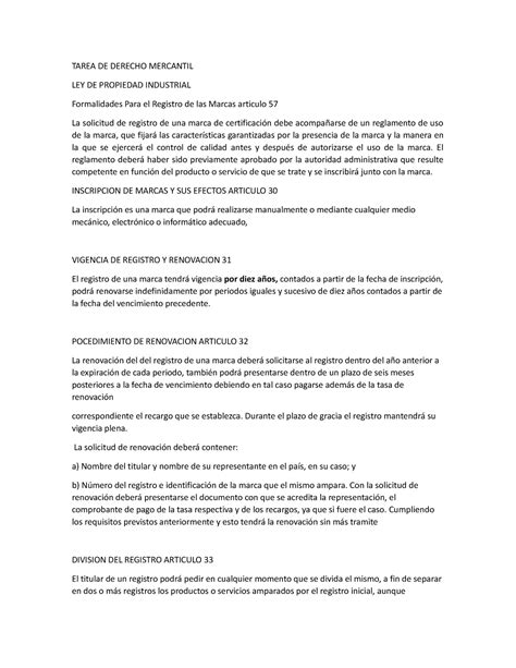 Tarea De Derecho Mercantil Tarea De Derecho Mercantil Ley De