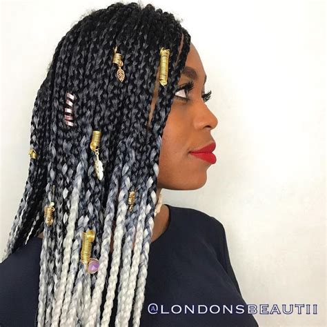 Box Braids Done By Londons Beautii In Bowie Maryland Hair Jewelry