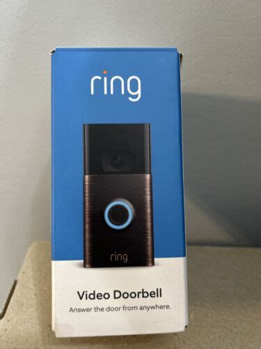 Ring Video Doorbell Nd Gen Wireless Night Vision Venetian Bronze Ebay