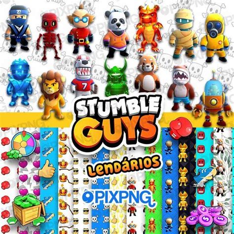 Stumble Guys Lendários imagens png Pixpng