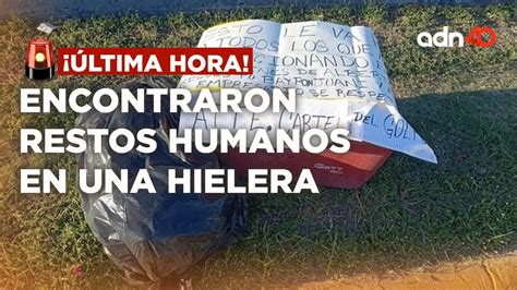 Última Hora Restos humanos en una hielera en Tamaulipas Reynosa con