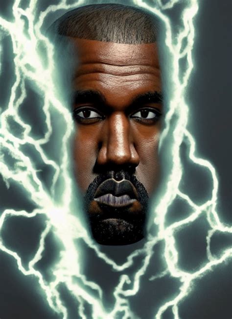 Krea Ai Kanye West As Zeus God Of Thunder Greek God