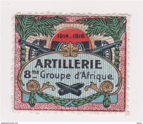 Vignette Militaire Delandre Artillerie Me Groupe D Afrique Eur