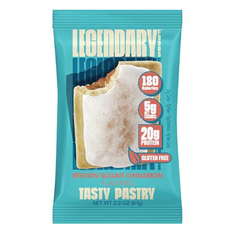 Legendary Foods Tasty Pastry Toaster Pastries Brown Sugar Cinnamon - 10 ...