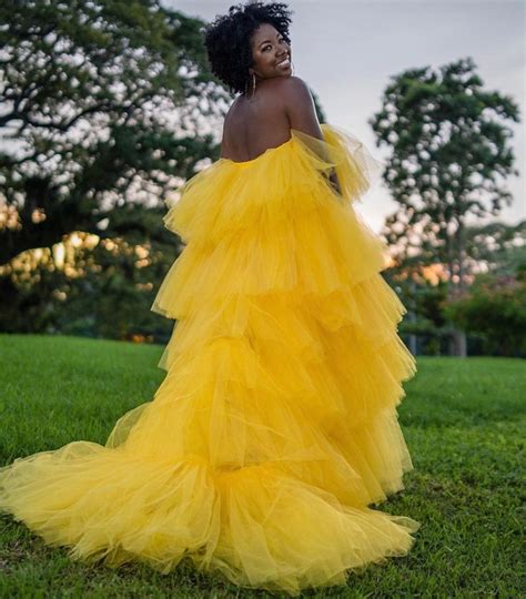 Gorgeous Yellow Tulle Fluffy Dress Tulle Sleeveless Dress Etsy