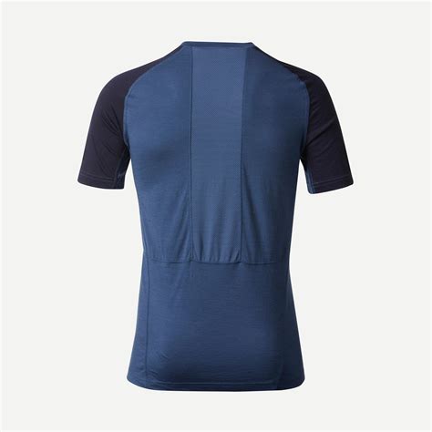 Men S Trekking Merino Wool Short Sleeved T Shirt Mt500