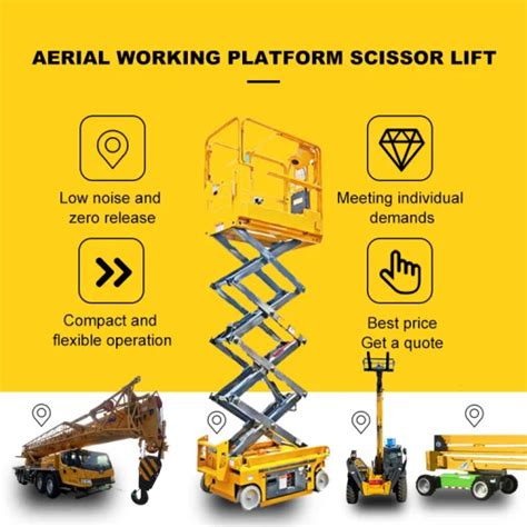 China 4m 6m 8m 10m 12m 14m Lifting Equipment Table Man Lift Aerial Work