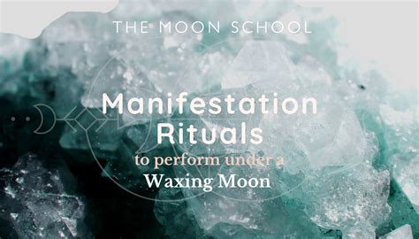 5 Manifestation Rituals to Perform Under a Waxing Moon | Manifestation ...