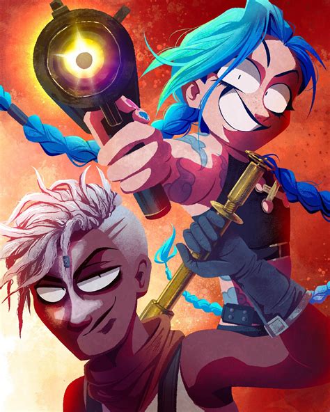 Jinx And Ekko Etsy