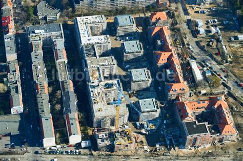 Luftaufnahme Berlin Baustelle Zum Umbau Und Ausbau Des