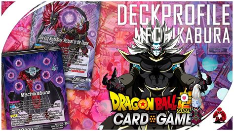 Deckprofile Mechikabura BT13 Dragon Ball Super Card Game YouTube