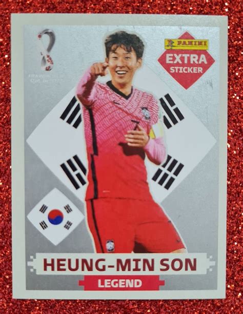 Figurinha Extra Original Copa 2022 Heung Min Son Legend Prata Item