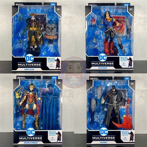 DC Multiverse Robin King Superman Wonder Woman And Batman Dark