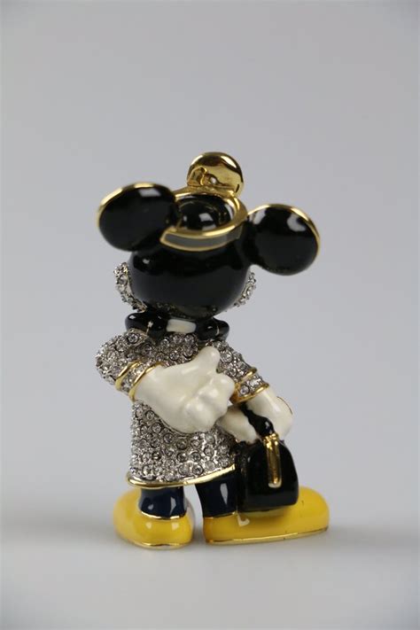 Arribas X Swarovski Mickey Mouse Doktor Figure Enameled Metal