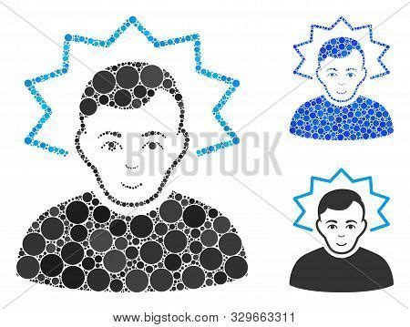 Inventor Mosaic Round Vector & Photo (Free Trial) | Bigstock