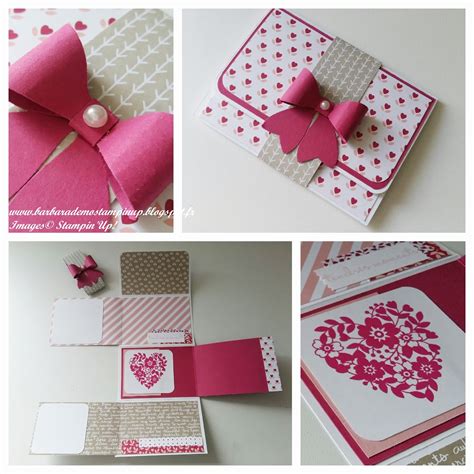 Le Scrap De Barbara D Monstratrice Stampin Up Mini Album Amour Des