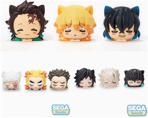 Po Kny Kimetsu No Yaiba Demon Slayer Sega Cat Figurines Giyuu Sanemi