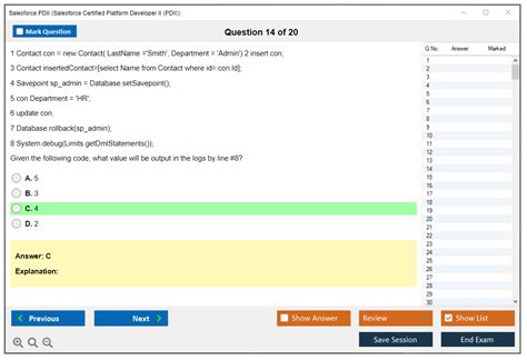 Salesforce Certified Platform Developer Ii Sp Pdii Practice Exam