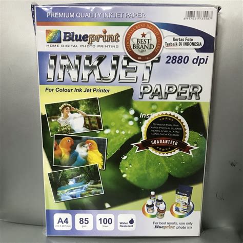 Jual Kertas Inkjet Paper Blueprint A4 85Gsm 100 Lembar BP IPA485