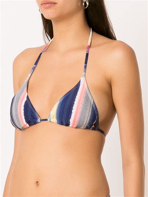 Lygia Nanny Bikini Ilana Rayures Multicolore Farfetch Fr