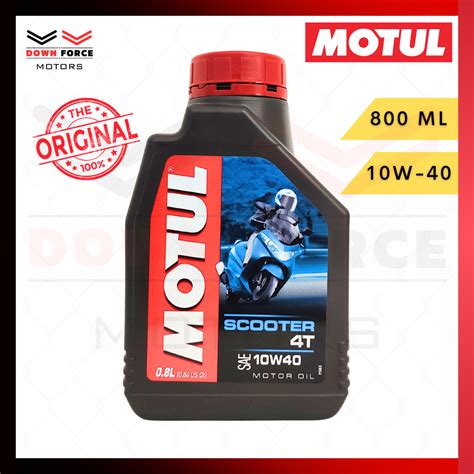 MOTUL Scooter 4T 10W40 Engine Oil 0 8L 800ml SAE 4 Stroke Motor Oil