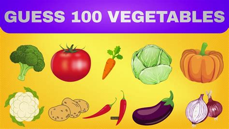 Guess The Vegetables In 5 Seconds 🥕🍆🥔 Identify 100 Different Types Of