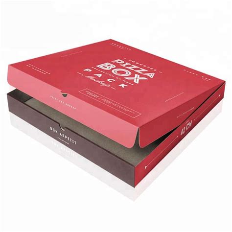 Wholesale Custom Logo Portable Reusable Corrugated Delivery Pizza Box