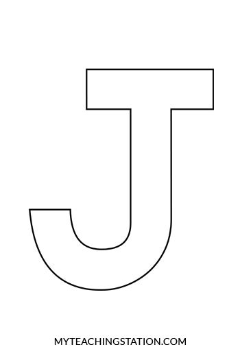 Letter J Craft: Jet | MyTeachingStation.com