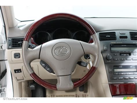 2003 Lexus Es 300 Ivory Steering Wheel Photo 77353527