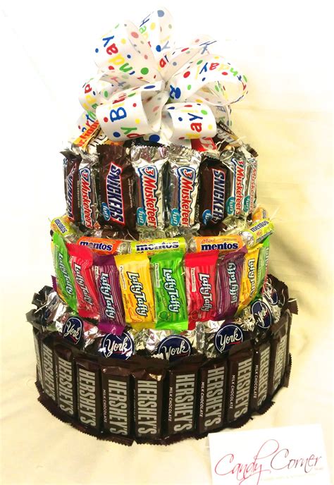 40 Candy Bar Birthday Cake Ideas