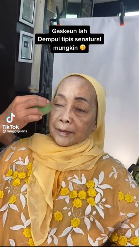 Transformasi Penampilan Nenek Usai Dirias Wajah Kencang Dan Penampilan