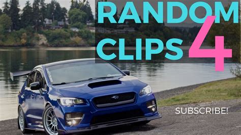 Random Clips 4 Unused And Failed Shoots 2015 Subaru WRX YouTube