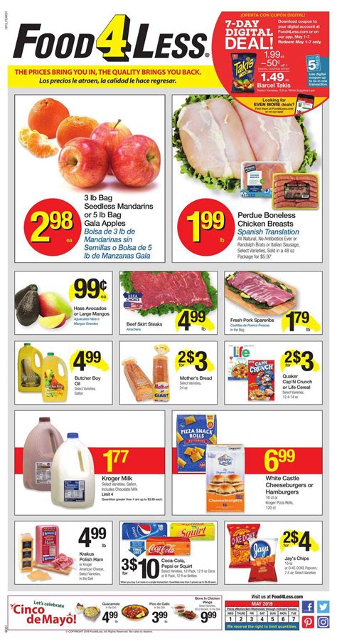 Food 4 Less Weekly Ad May 1 - May 7, 2019