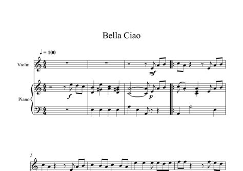 Bella Ciao Violin Piano Arr Digital Book Music Sheet Music