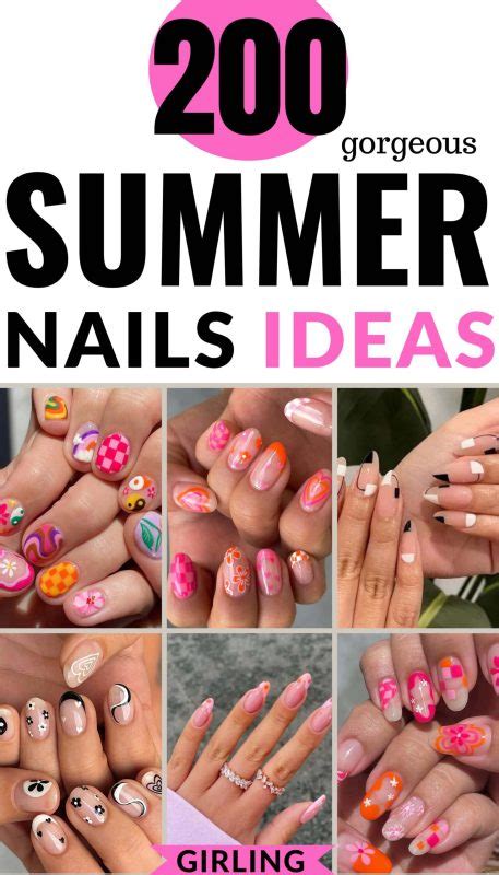 200 Colorful And Stylish Summer Nails Ideas 2023 Cute Summer Nails