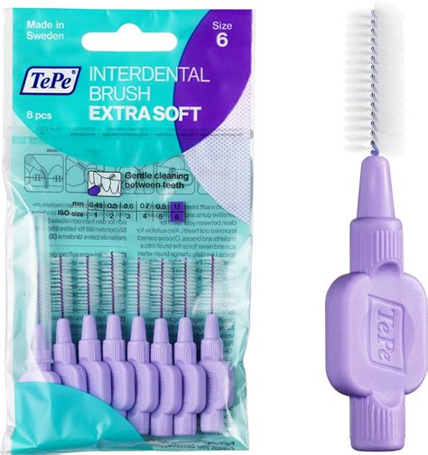 Tepe Interdental Brushes Purple Extra Soft Mm Size Simple