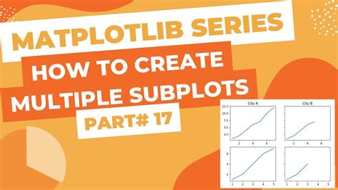 Matplotlib Series Part 17 Creating Multiple Subplots Youtube