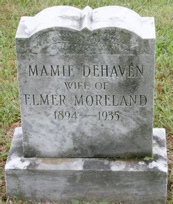 Mamie Dehaven Moreland 1894 1935 Memorial Find A Grave