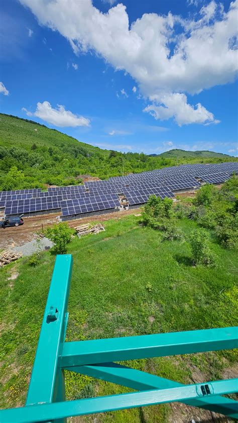 FOTO Au Fost Montate Cele 1000 De Panouri La Parcul Fotovoltaic De La