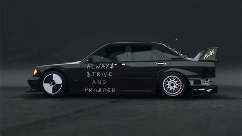 A Ap Rocky Unveils Mercedes Benz 190e Designed For Popular Game Need For Speed Youtube