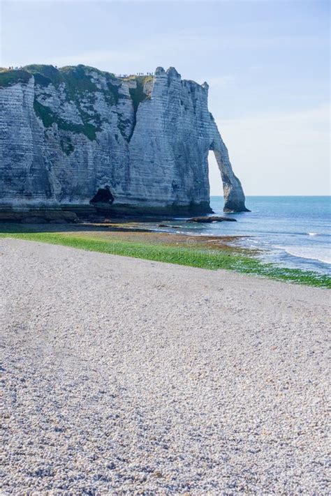 Fecamp stock image. Image of rock, landscape, blue, water - 44365895