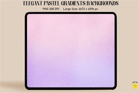 Lilac Purple Pastel Gradient Backgrounds Graphic by Lazy Sun · Creative ...