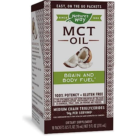 Amazon Nature S Way 100 Potency Pure Source MCT Oil From Coconut