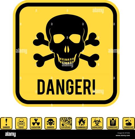 Skull Bones Danger Poison Laboratory Hi Res Stock Photography And