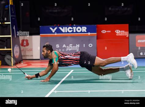 Prannoy H S Of India In Action During The Men S Singles Final Of The