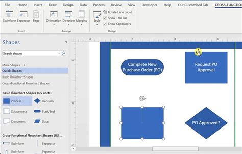 Visio Swimlane Diagram Template