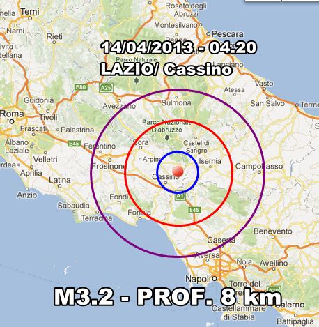 Ingv Terremoto Oggi Scosse In Tempo Reale Aprile