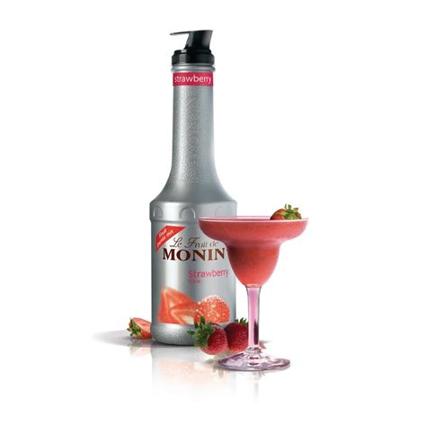 Monin Fruit Puree Strawberry 1ltr Cs840 Buy Online At Nisbets